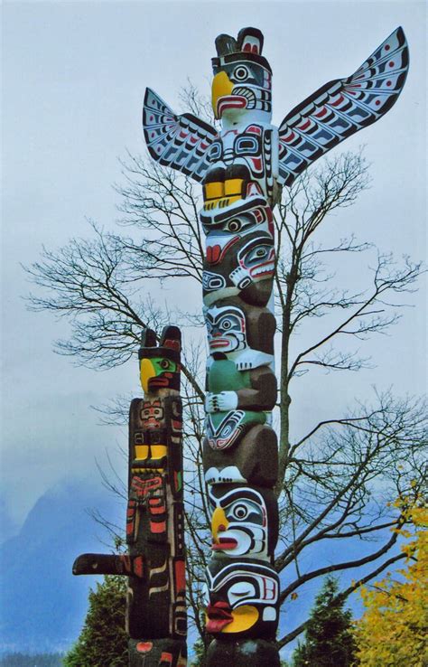 Native American Totem Totem Pole Totem Pole Art