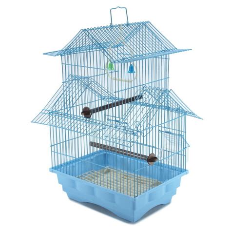 18 Small Parakeet Wire Bird Cage For Finches Canaries Hanging Travel