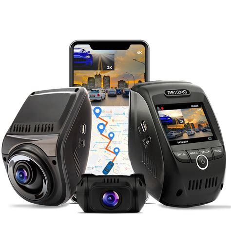 Rexing V1P Max 4K UHD Dual Channel Dash Cam 4K 3840x2160 Front 2K