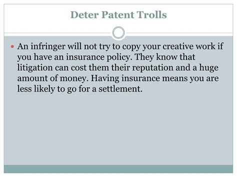 PPT - The benefits of Patent Insurance PowerPoint Presentation, free