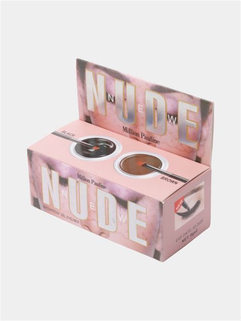 Подводка для глаз и бровей Million Pauline Nude New Black Brown купить по низким ценам в