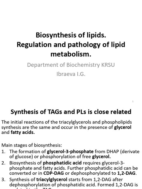 19.biosynthesis of Lipids - 17-43 | PDF | Lipoprotein | Cholesterol