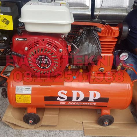 Jual Kompresor 1 4 HP PK 30 Liter SDP Engine Bensin CX 160 Rakit