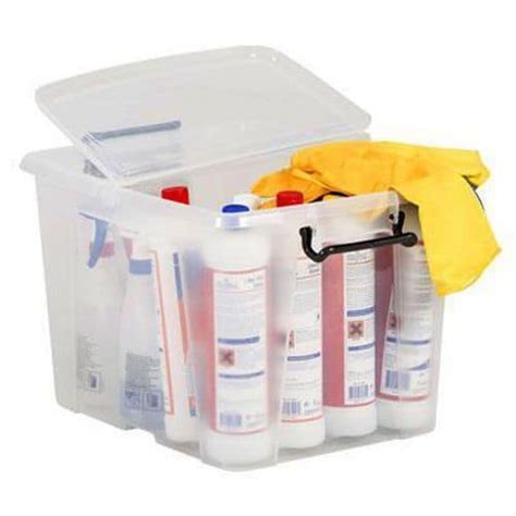 Strata Storemaster Box L Clear Free Delivery Manutan Uk