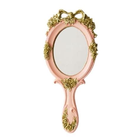 Mignon CréAtif Vintage Main Miroirs Maquillage Vanité Miroir Miroir