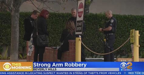 Three Arrested For Strong Arm Robbery On Beverly Hills Street Cbs Los