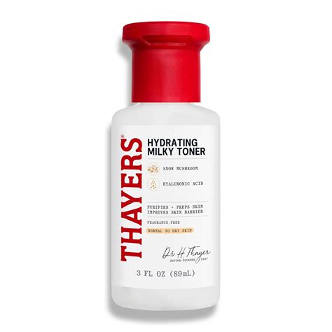 amazoncom thayers milky hydrating face toner  snow mushroom