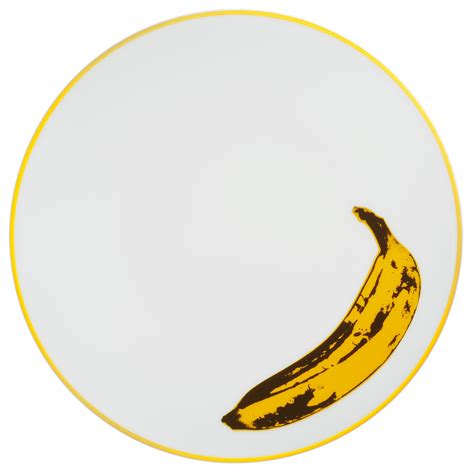 Porzellanteller Banana Von Andy Warhol Kaufen Ars Mundi