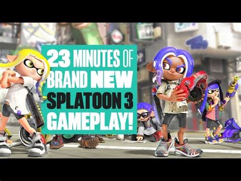 NEW SPLATOON 3 SINGLE-PLAYER GAMEPLAY! First Look At Splatoon 3 Campaign plus Turf War & Salmon ...