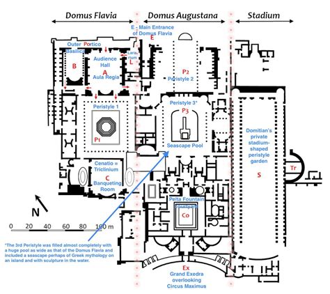 Trying To Work Out Plan Of Domitian S Palace On The Palatine Hill