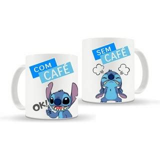 Caneca Lilo E Stich Caf E Sem Caf Envio Imediato Shopee Brasil