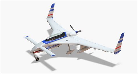 Rutan long-ez aircraft 3D model - TurboSquid 1260884