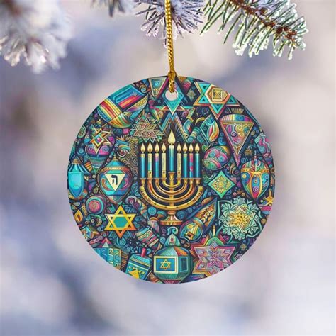 Hanukkah Ornament Etsy