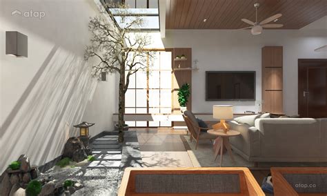 Zen Garden Living Room Semi Detached Design Ideas And Photos Malaysia