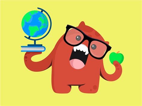 Cute Monster Teacher Cute Monsters Monster Illustration Teacher Cartoon