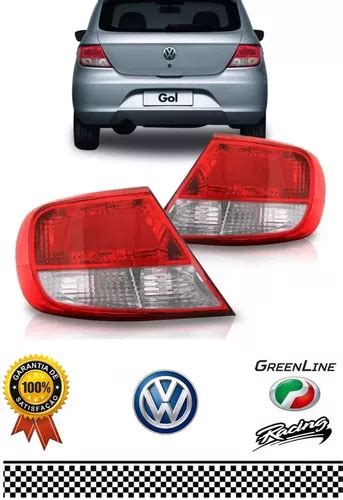 Par Lanterna Traseira Vw Gol G5 Bicolor Modelo Original Parcelamento