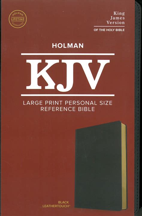 Holman Large Print Personal Size - LeatherTouch | Gospel Publishers USA