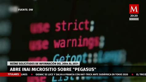 Inai Habilita Micrositio Sobre Información De Pegasus Grupo Milenio