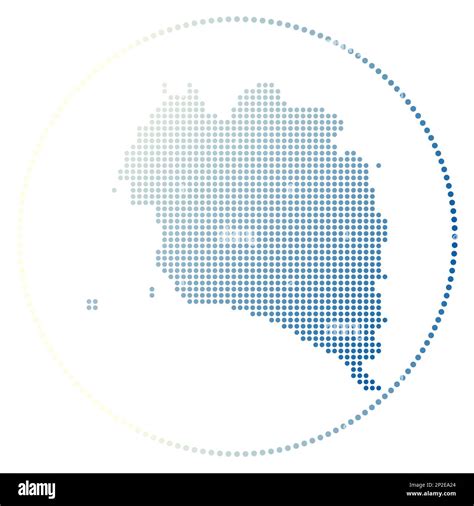 Insignia Digital Ko Pha Ngan Mapa De Estilo Punteado De Ko Pha Ngan En