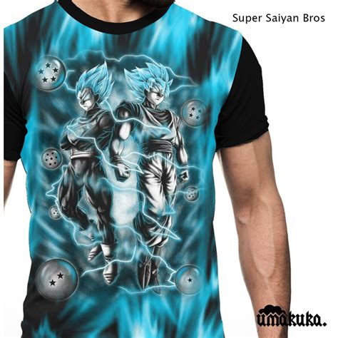 Jual Baju Kaos Dragon Ball Anime Goku Super Saiyan Tshirt Umakuka D