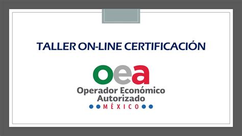 Invitaci N Taller Certificaci N Oea Youtube