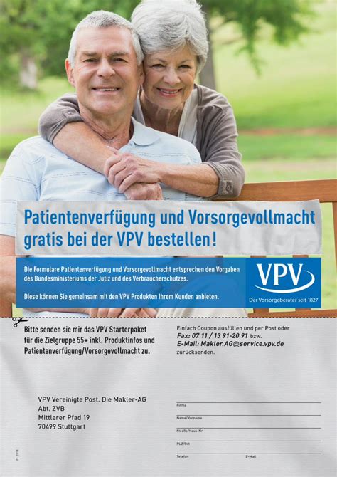 Pdf Patientenverf Gung Und Vorsorgevollmacht Gratis Bei Der