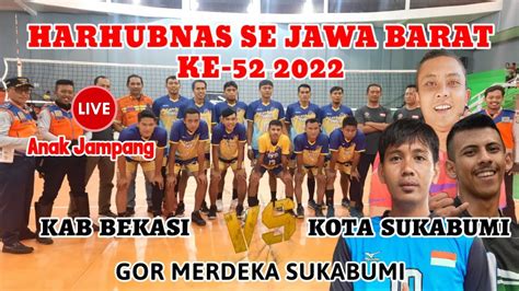 SEMI FINAL KOTA SUKABUMI Vs KAB BEKASI HARHUBNAS 2022 YouTube