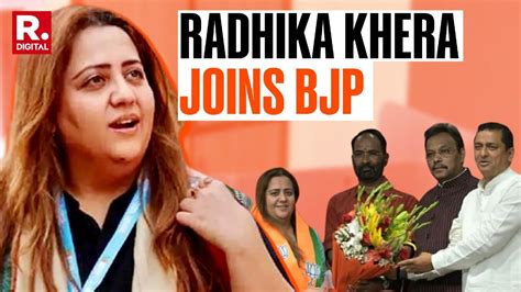 Radhika Khera Joins BJP After Congress Assault Lok Sabha Elections