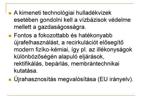 Nemzeti V Ztechnol Giai Platform Technol Giai Vizek Kezel Se Ppt