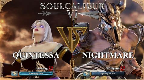 Soulcalibur Vi Amesang Quintessa Vs Tdhplays Nightmare Xbox