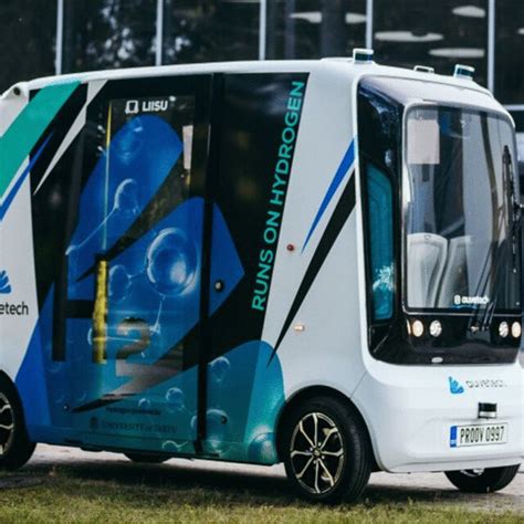 Auve Tech Self Driving Hydrogen Bus Powered By A Kw Pemfc Assembled