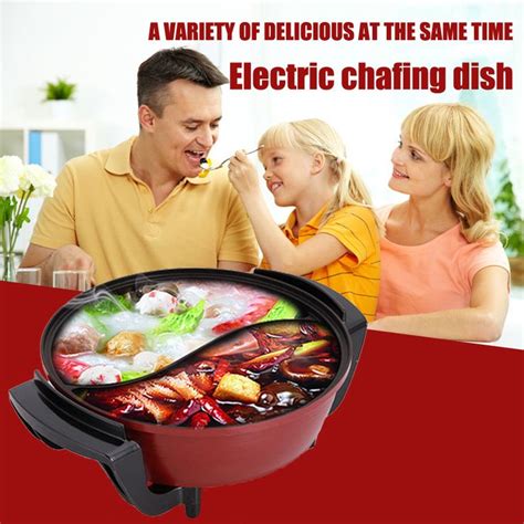 PC V W L High Quality Electric Multifunctional Hot Pot Cooker Yuanyang Pot Household