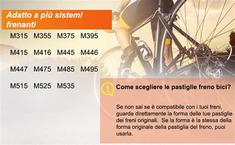 Hnoom Pastiglie Freni Per Bicicletta In Ceramica Pastiglie Freni Mtb