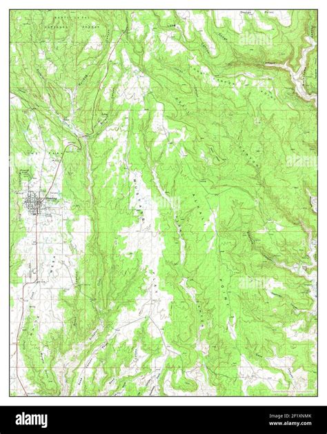 Map of blanding utah hi-res stock photography and images - Alamy