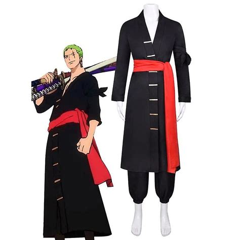 One Piece Roronoa Zoro Cosplay kostume Piratjæger Wano Country Zoro