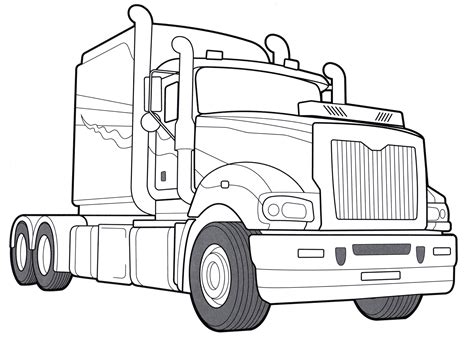 Mack Truck Coloring Pages