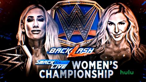 Wwe Backlash Carmella Vs Charlotte Flair Sd Women S Championship