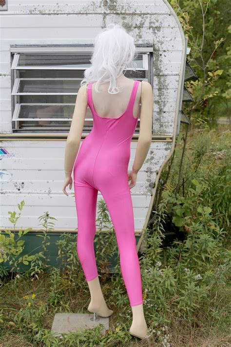 Vintage Hot Pink Gilda Marx Leotard Etsy