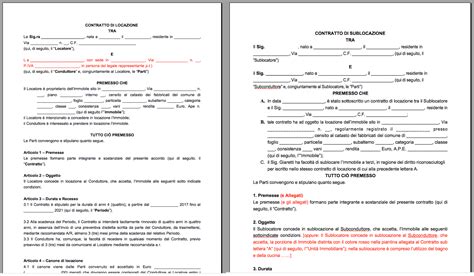 Modello Disdetta Contratto Di Locazione