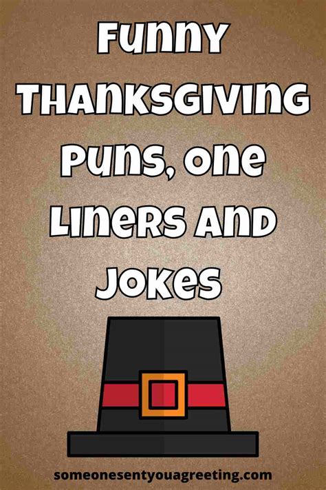 Thanksgiving Puns, One Liners and Jokes - Someone Sent You A Greeting