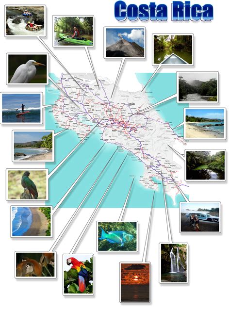 San Jose Costa Rica Road Map