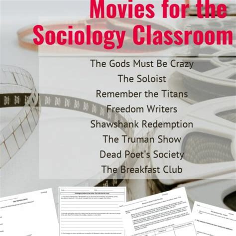 Sociology 8 Different Movies With Questions & Bonus Reading - Classful