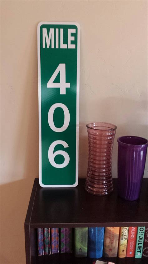 Custom Mile Marker Signs Etsy