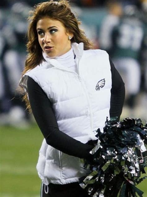 Womens Philadelphia Eagles Cheerleaders White Vest