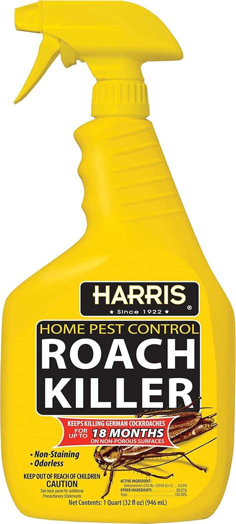 Buy Harris Roach Killer, Liquid Spray with Odorless and Non-Staining 12 ...