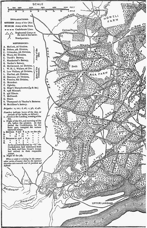 Battle Of Shiloh Interactive Map