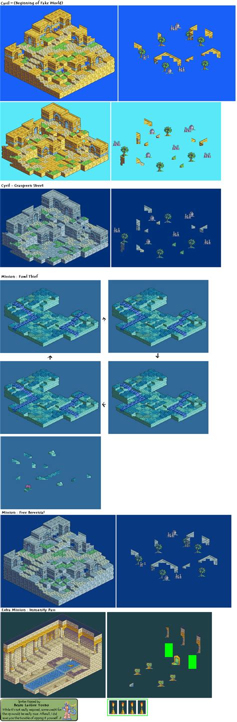 The Spriters Resource Full Sheet View Final Fantasy Tactics Advance