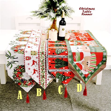 Jual Table Runner Nuansa Natal X Cm Taplak Meja Christmas Table