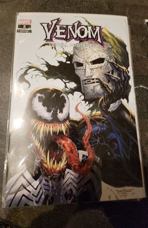 Venom Lethal Protector II 2 Kirkham Variant Cover 2023 Comic