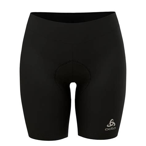 Odlo Essential Fietsbroek Kort Zwart Grijs Dames